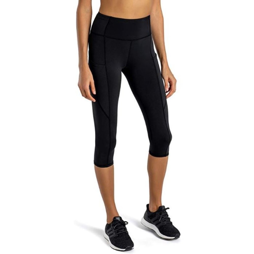 Women's Running Leggings Capris Yoga Workout Pants